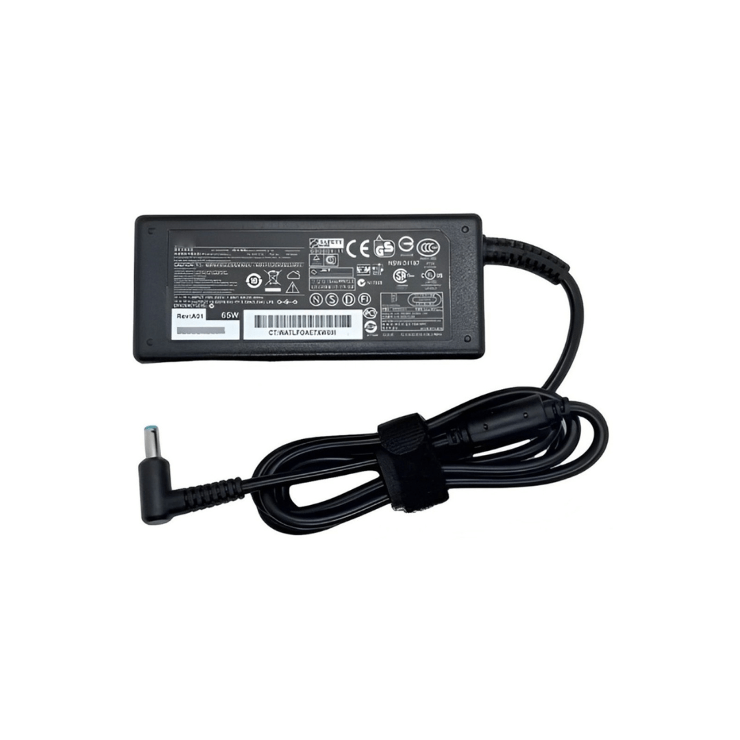 Cargador Compatibles para Laptop Hp 19.5V 3.3A 65W 4.5X3.0mm Punta Azul