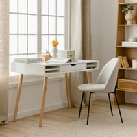 Escritorio Vintage 1 cajón Berlin color Blanco TU MESITA