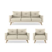 Juego de Sala 321 SIDNEY AZYA Muebles Beige