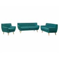 Juego de Sala 321 Vintage AZYA Muebles Jade