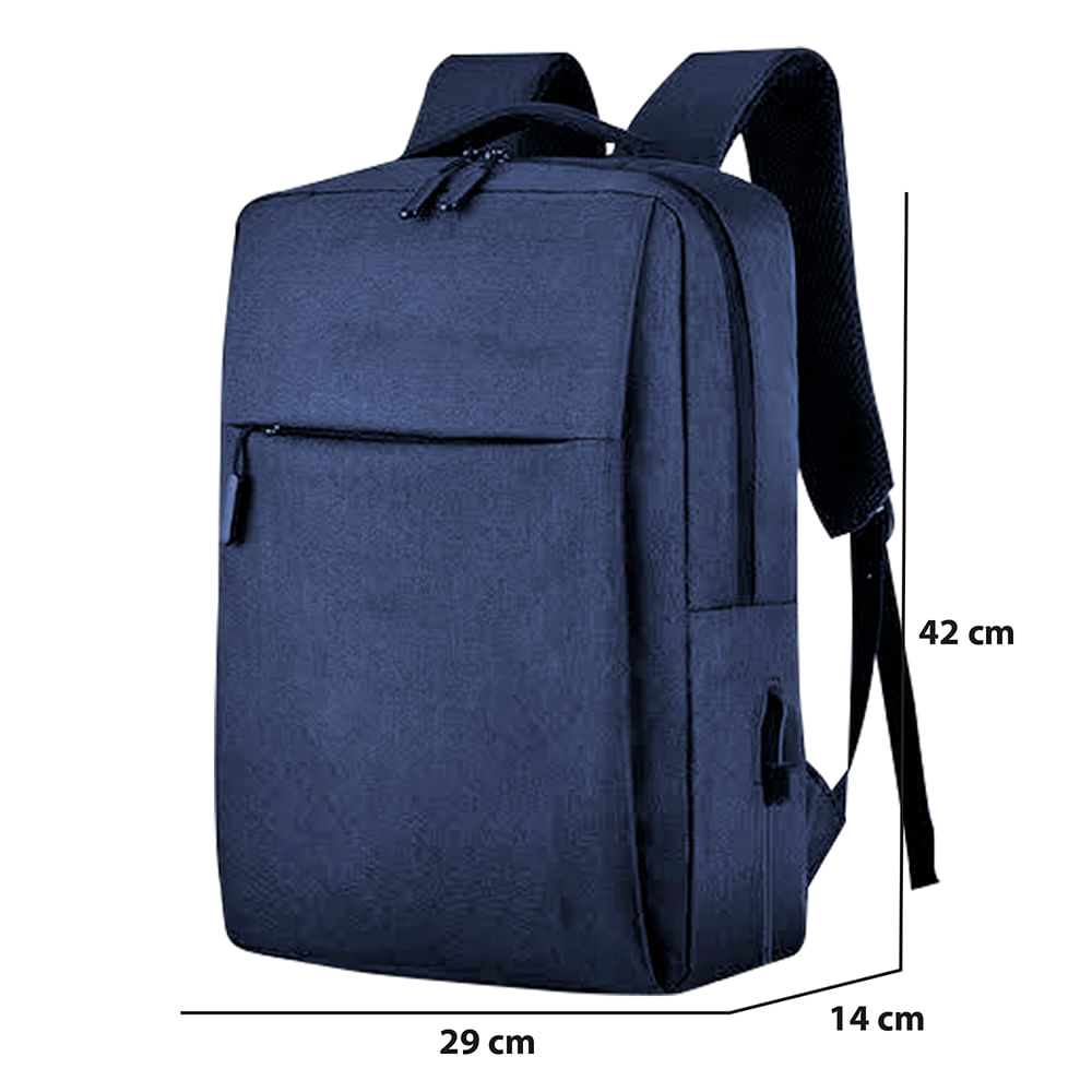 Mochila Antirrobo Impermeable Porta Laptop Con Usb Gris - Promart