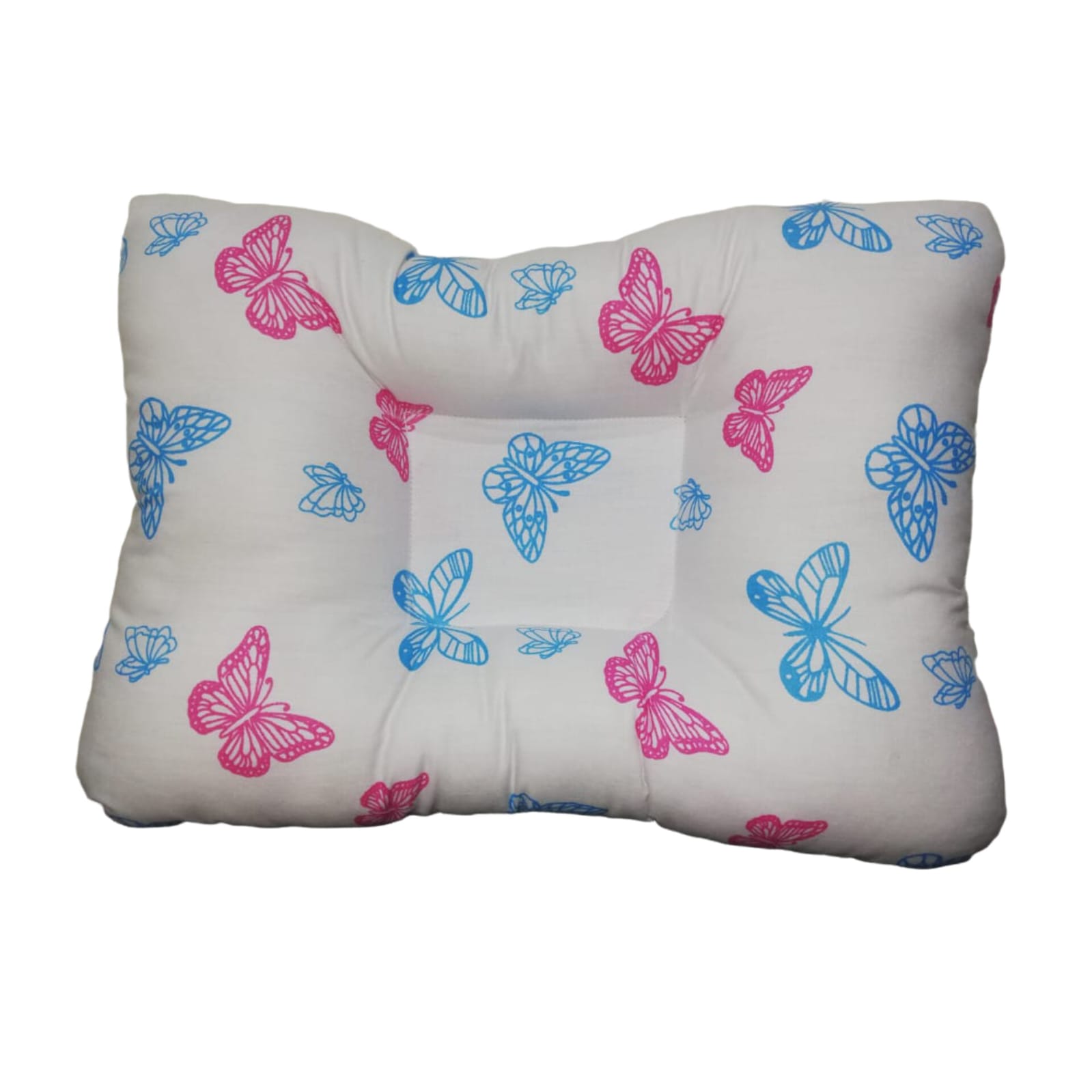 Almohada para Bebé Anticabeza Plana Diseño Mariposas
