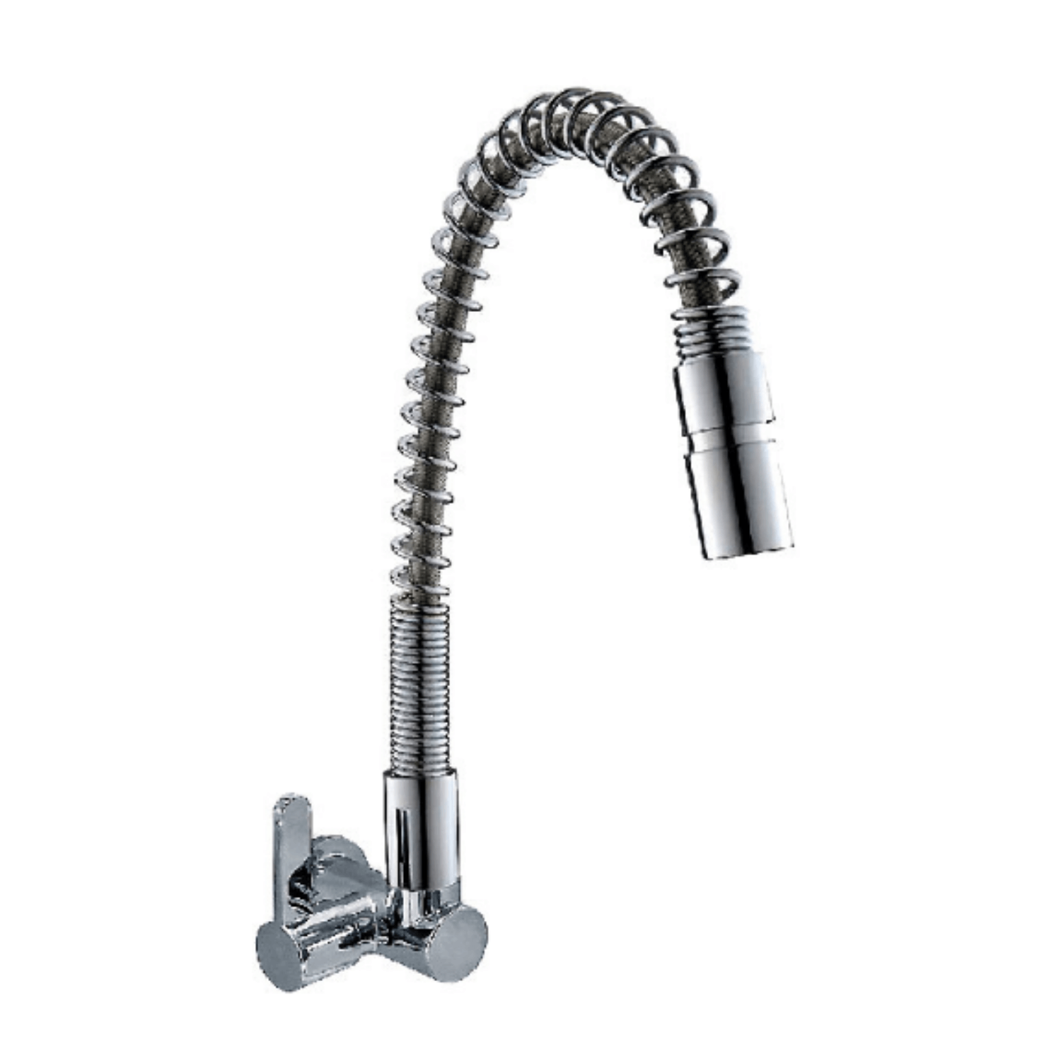 Llave ganso Plateado con resorte LC 1072