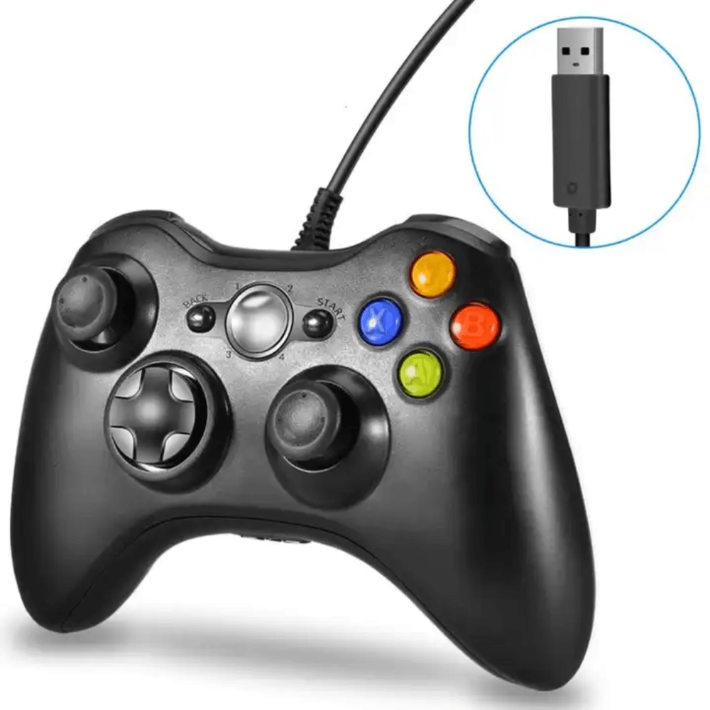 Joystick Xbox 360 Para Pc Con Cable Usb