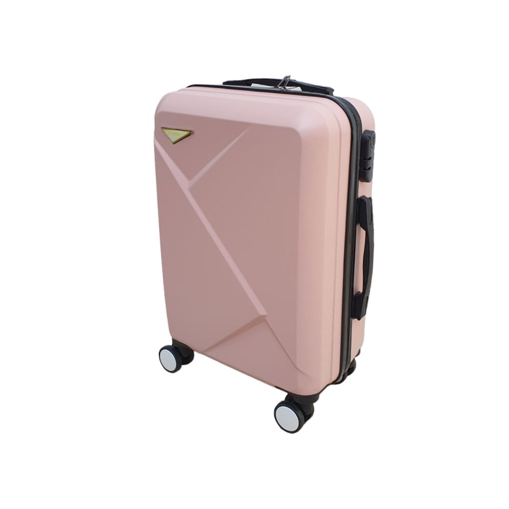 Kit 3 Maletas Para Viaje Con Ruedas Carry On 20 18 Y 14 Pul Rosa Sakura
