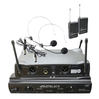 Micrófono Inalámbrico UHF Batblack bt-58kit