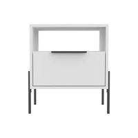 Velador Infantil 1 cajón Fabri color Blanco TU MESITA