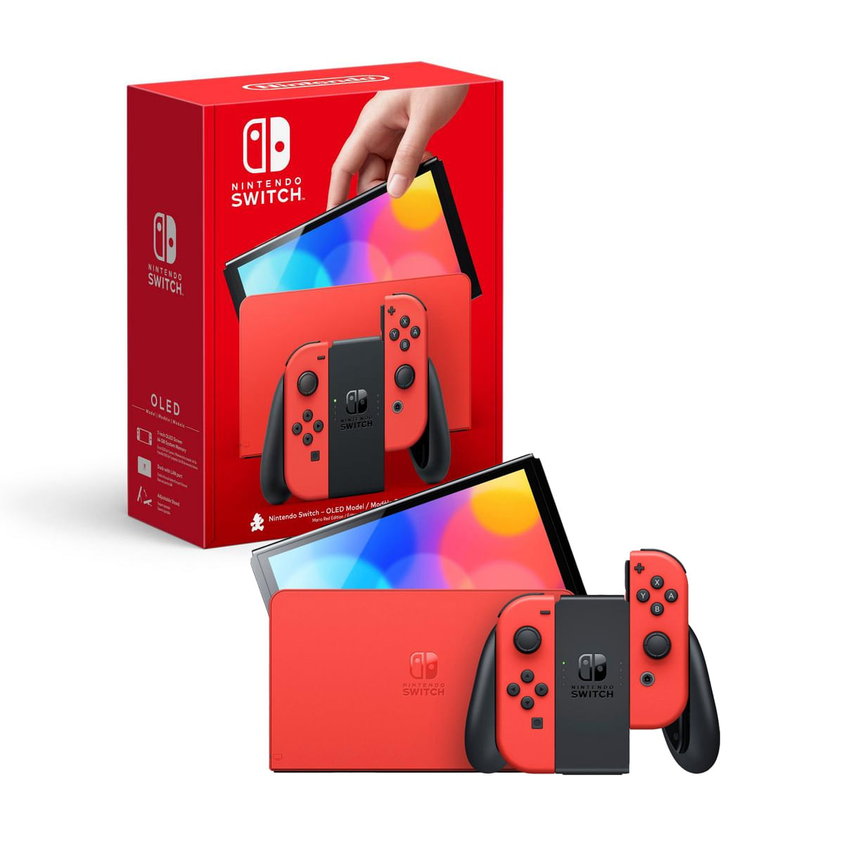 Consola Nintendo Switch modelo Oled Edición Mario Red