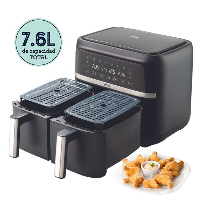 Freidora de Aire Dual Oster Litros CKSTAF7MCDDF-053 Promart