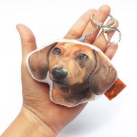 Llavero Hecho a Mano Qala Diseño Perro Salchicha Dachshund