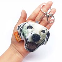 Llavero Hecho a Mano Qala Diseño Perro Dálmata