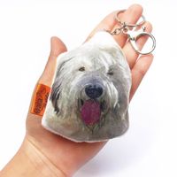Llavero Hecho a Mano Qala Diseño Perro Ovejero
