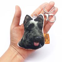 Llavero Hecho a Mano Qala Diseño Perro Scottish