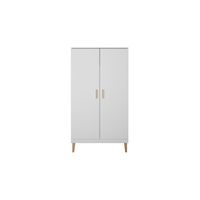 Ropero Clásico 2 puertas Zulei color Blanco TU MESITA
