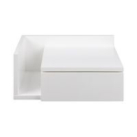 Velador Flotante 1 cajon Ancora color Blanco TU MESITA