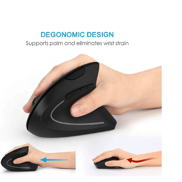 Mouse Vertical Ergonómico Inalámbrico Promart