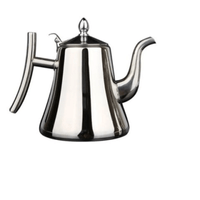 Cafetera tetera 1.5 LT de acero inoxidable con filtro