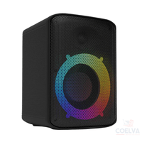 Parlante HiFuture Event Bluetooth Portátil para Fiestas Led RGB Potencia de 80W Color Negro