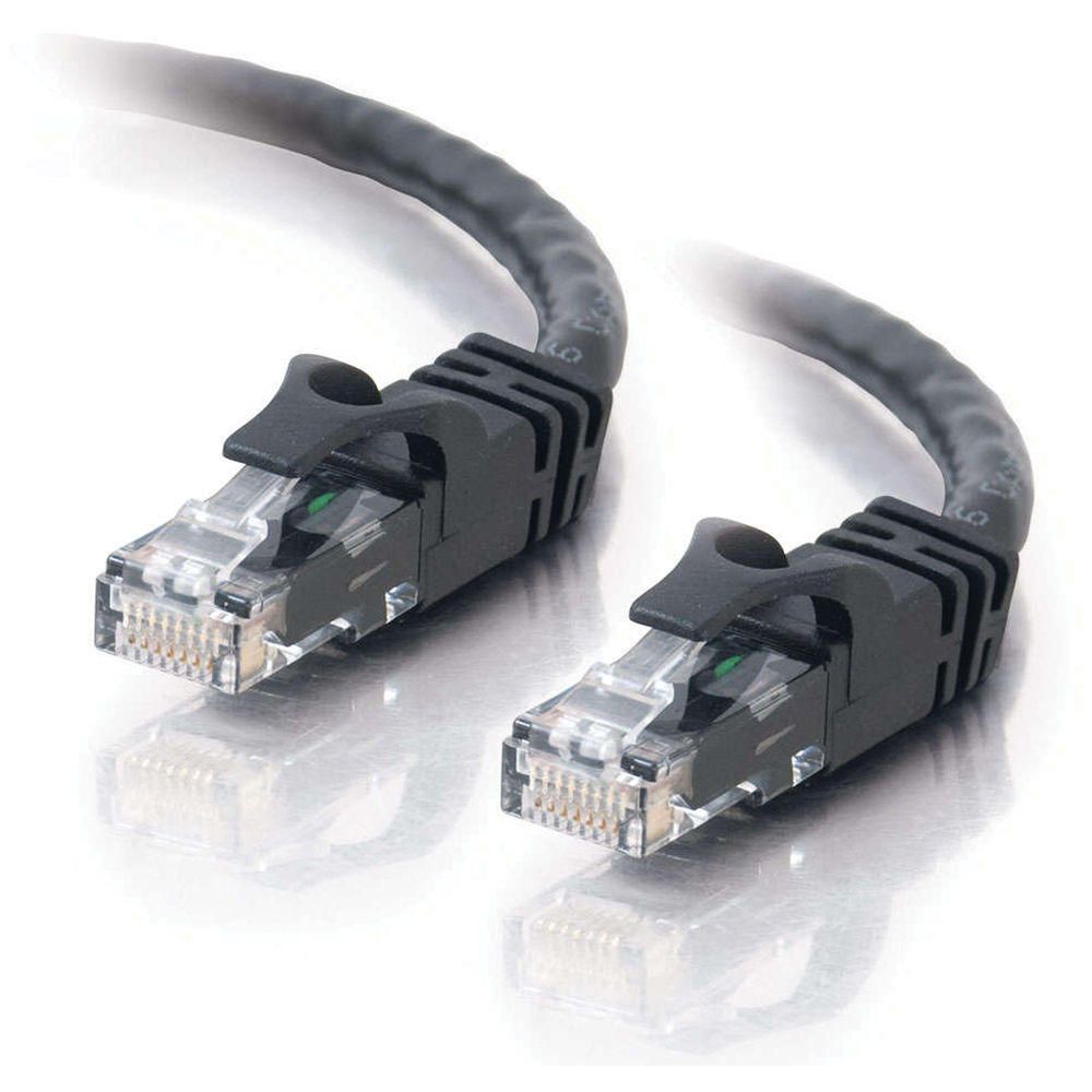 Cable de Conexión C2G Cat6 Snagless de 10 3.04M Negro