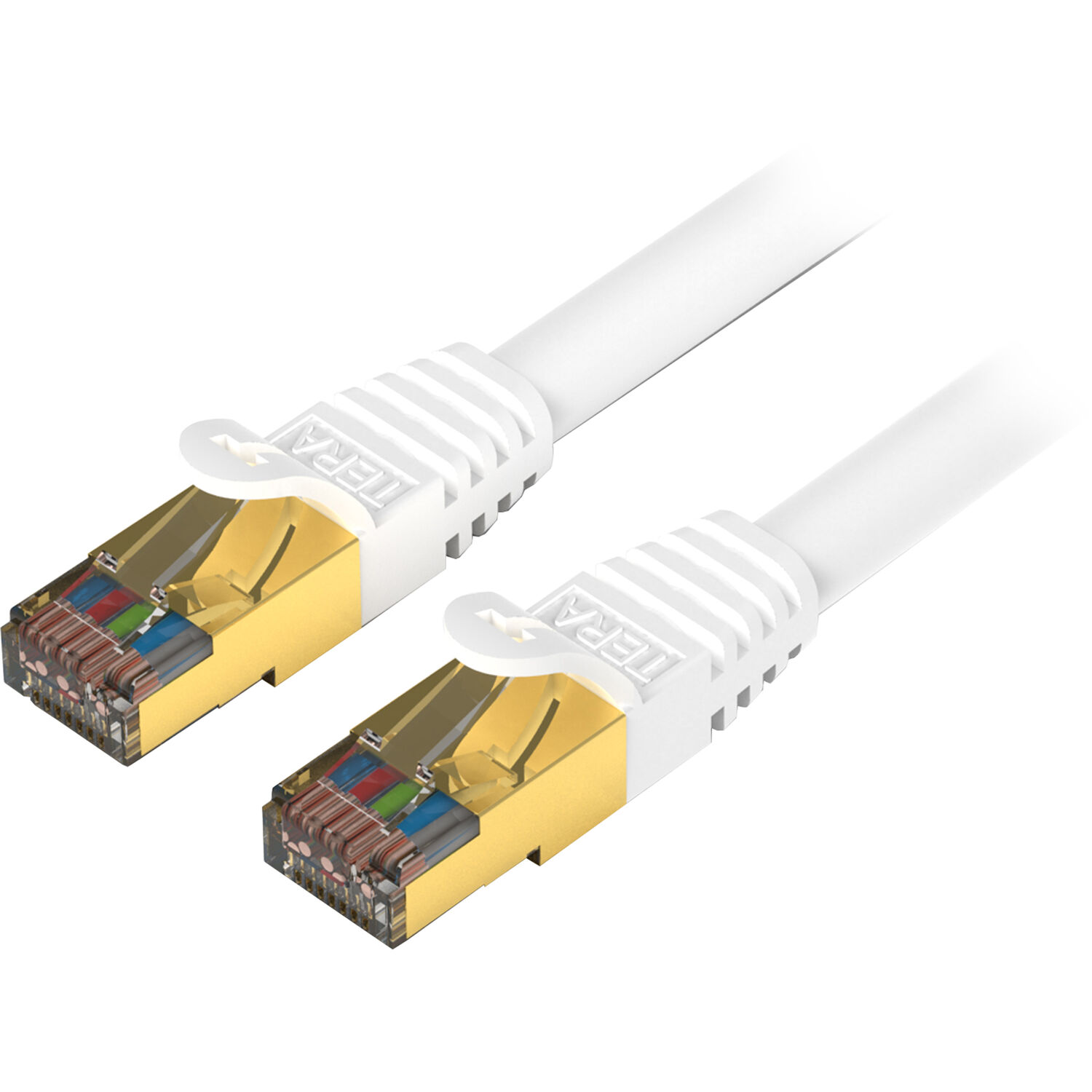 Cable Tera Grand Premium Cat 7 Double Shielded 10Gb 600 Mhz Blanco 7