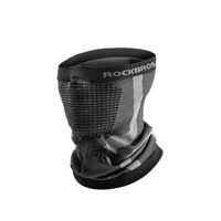 Bandana Deportiva ROCKBROS Negra con Gris UV Transpirable