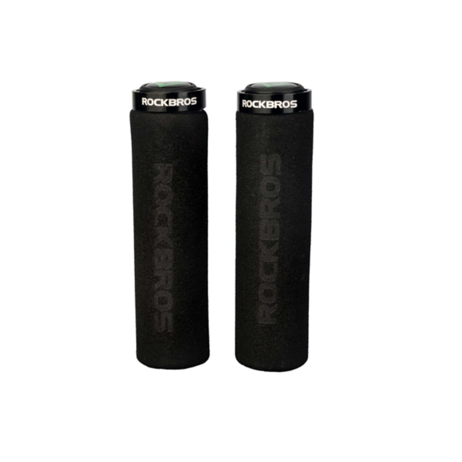 Grips para bicicleta Rockbros color negro de esponja