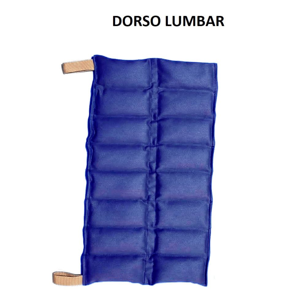 Compresas semillas terapia Azul Dorso Lumbar