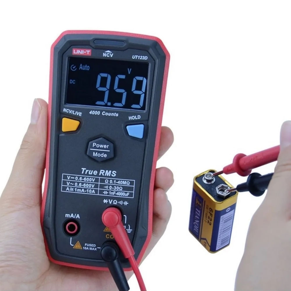 Multimetro Multitester Digital Auto Rango Rms Real NVC UNI-T UT123D ...