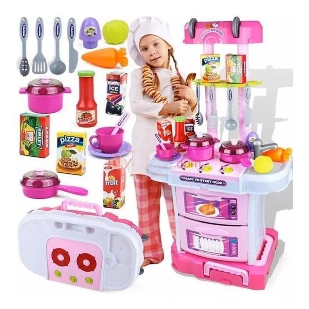 Little Chef Cocina De Niños De Juguete Cocinita Para Niña De AÃ