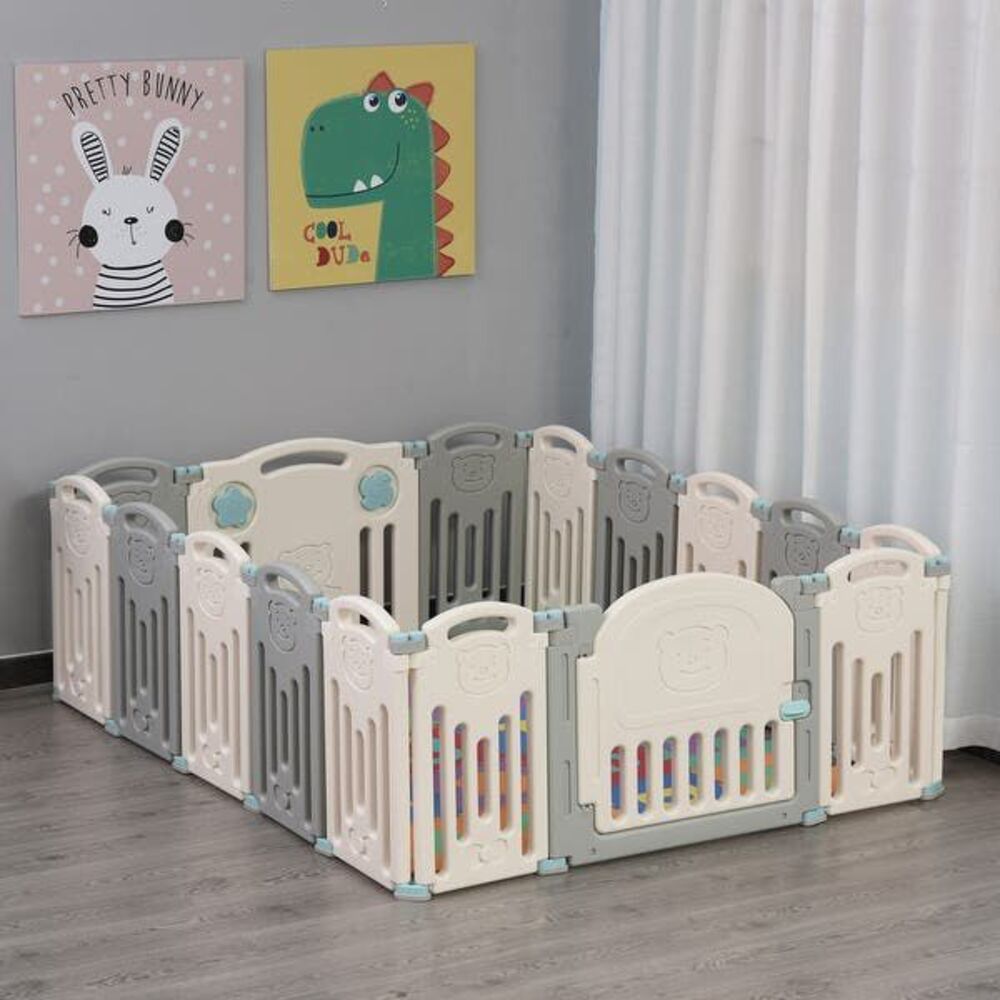 Corral Valla Playpen La Sonaja Teddy Plegable 1.90 x 1.98 M