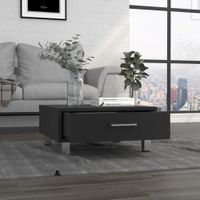 Mesa de Centro cuadrada Mafalda color Negro TU MESITA