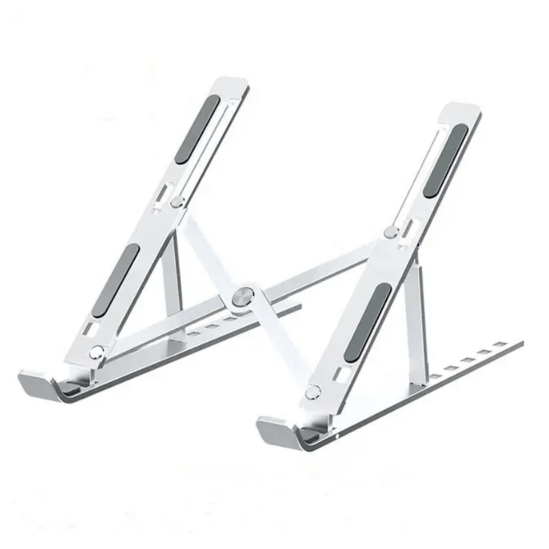 Soporte de Aluminio Metálico Plegable para Laptop 6 Niveles ZX-447