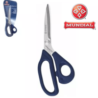 Tijera Costura Mango de Caucho Marca Mundial 12 Pulgadas 30cm