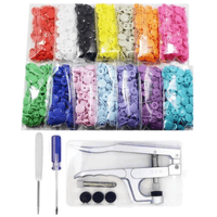 Juego de Broches Y Alicates con 1500 Juegos de Botones Plástico T3 para Coser Y Hacer Manualidades