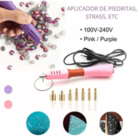 Aplicador Hotfix de Piedras Strass Diamantes de Imitación para Manualidades Diseño Costura