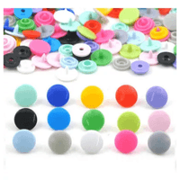 1500 Juego de Broche a Presión de Plástico Broches snaps 11mm T3 para Costura y Manualidades