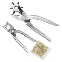 Sacabocado Y Ojilladora Alicate Sacabocado Perforador Sacabocado para Correas de Cuero