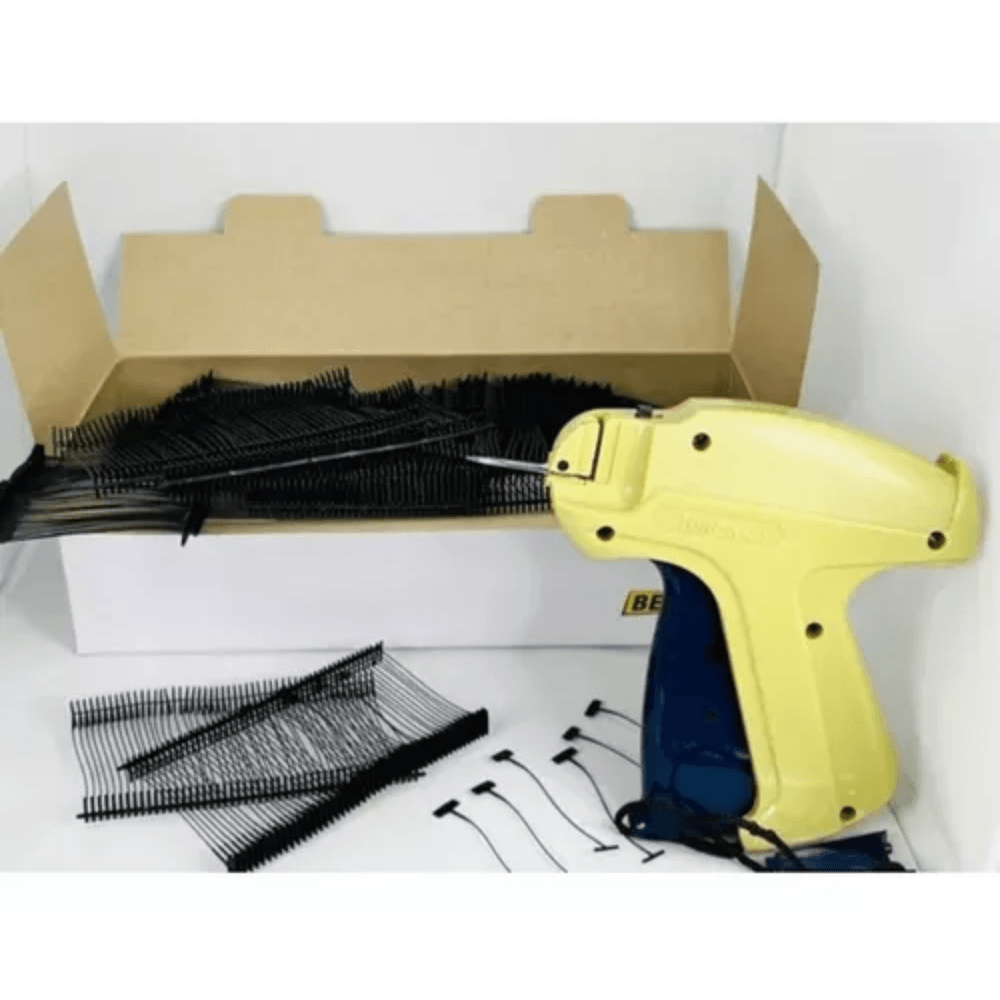 Pistola Etiquetadora para Ropa Más 5000 Precintos Negras Balines de 35mm -  Promart