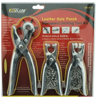 Pinza de Sacabocados Remachadora Y Ojaladora para Manualidades Perforadora de Cuero