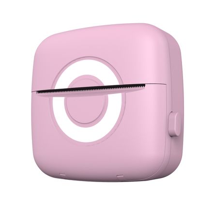 Mini Impresora Térmica Portátil Recargable Bluetooth + rollo rosado -  Promart