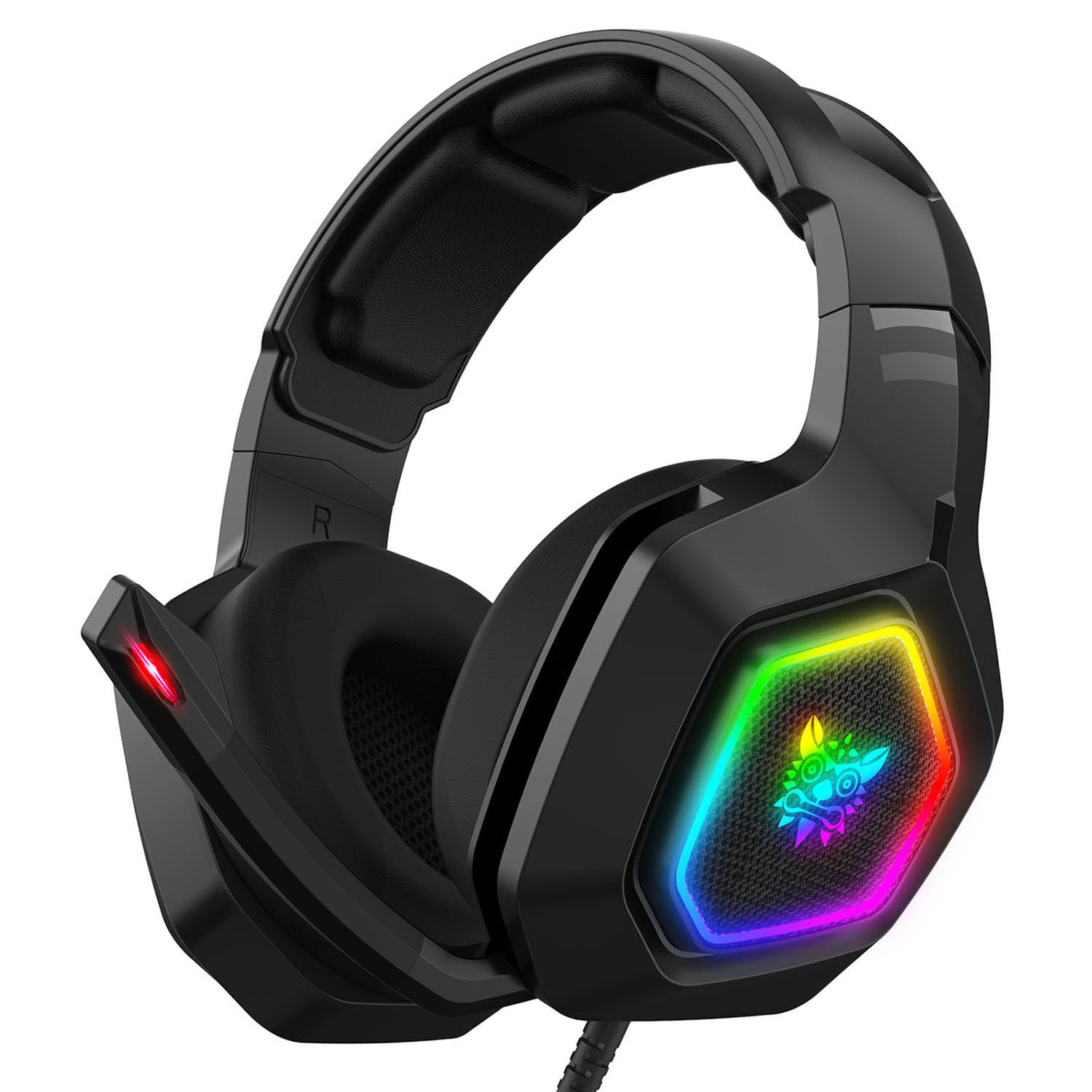Audifonos Gaming Onikuma K10 Con Cable Cancelación De Ruido Negro
