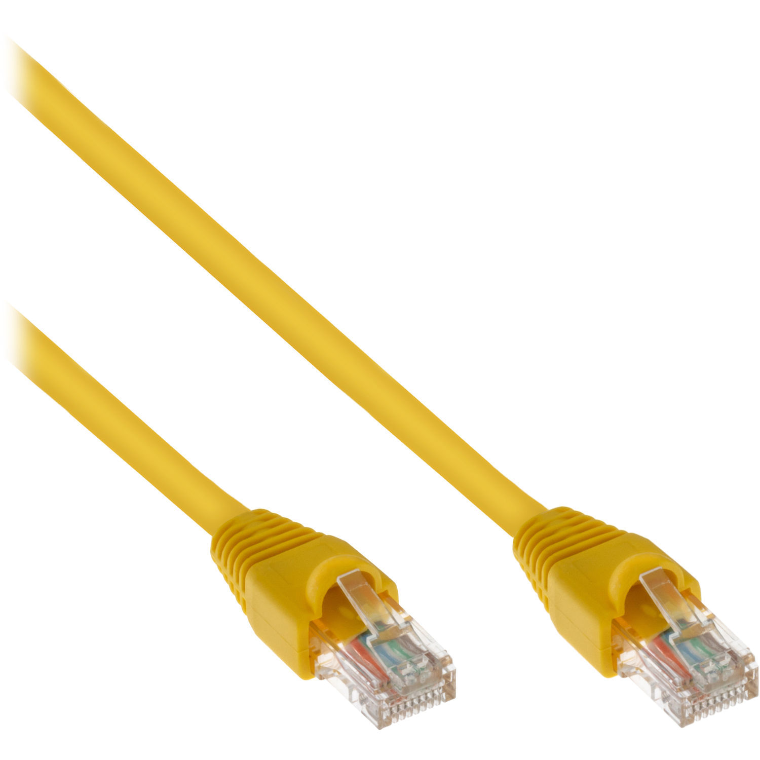 Cable de Red Pearstone Cat 6 Snagless Amarillo 1