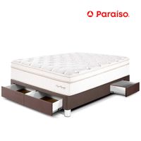 Cama Royal Dynasty Cajones 2 Plazas Chocolate