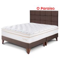 Dormitorio Europeo Royal Dynasty Queen y Cabecera Blocks Chocolate