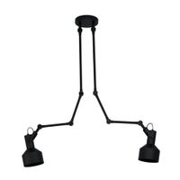 Lámpara de Techo EGLO Takeley Negro Moderno 2 Luces E27 28w