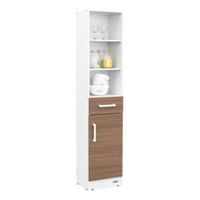Gabinete de cocina alto Valeria color Blanco/Marrón TU MESITA