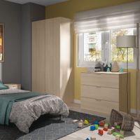 Ropero Clásico 2 puertas Pioner color Haya TU MESITA