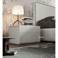 Velador o Mesa de Noche Moderna Ricardini color Blanco TU MESITA