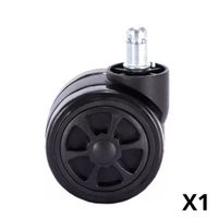 Rueda Para Silla Gamer De Oficina Giratoria Universal Negro