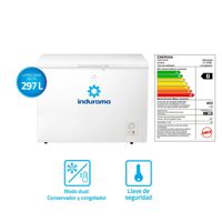 Congeladora Horizontal Defrost de 297 Litros Indurama CI-320BL Blanco